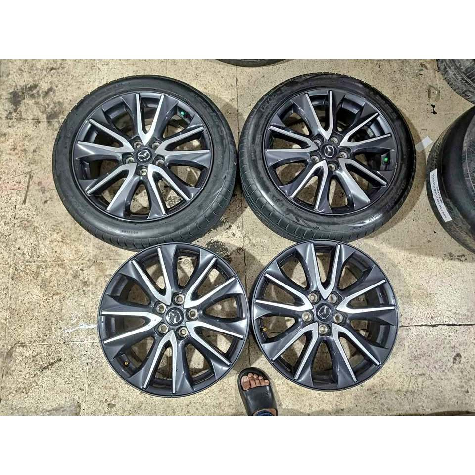 Velg Seken Original Mazda CX-3 Ring 18 H5X114 Two Tone
