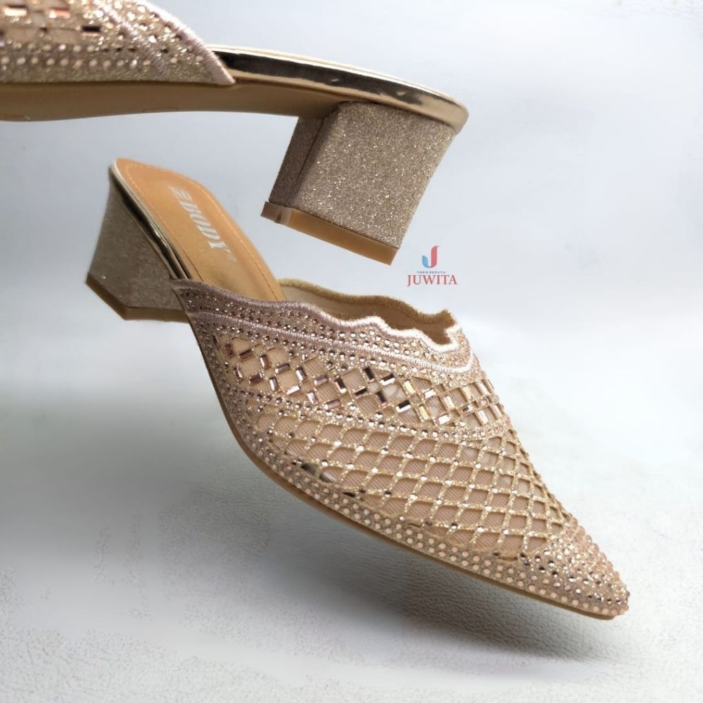 sepatu sandal wanita import nobody heels 5cm