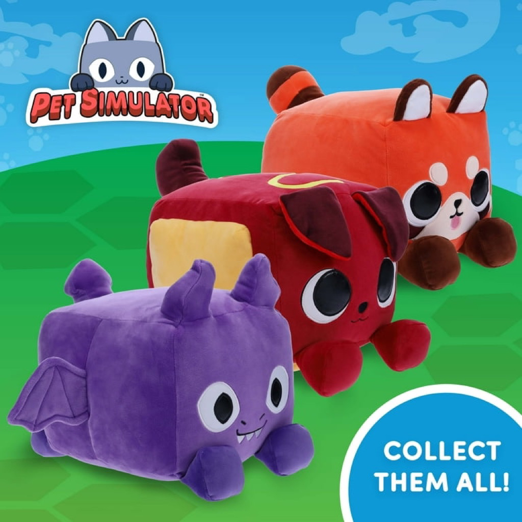 Pet Simulator Huge Pets Plush Red Panda Boneka Lembut Koleksi Karakter Rumah-Pilihan