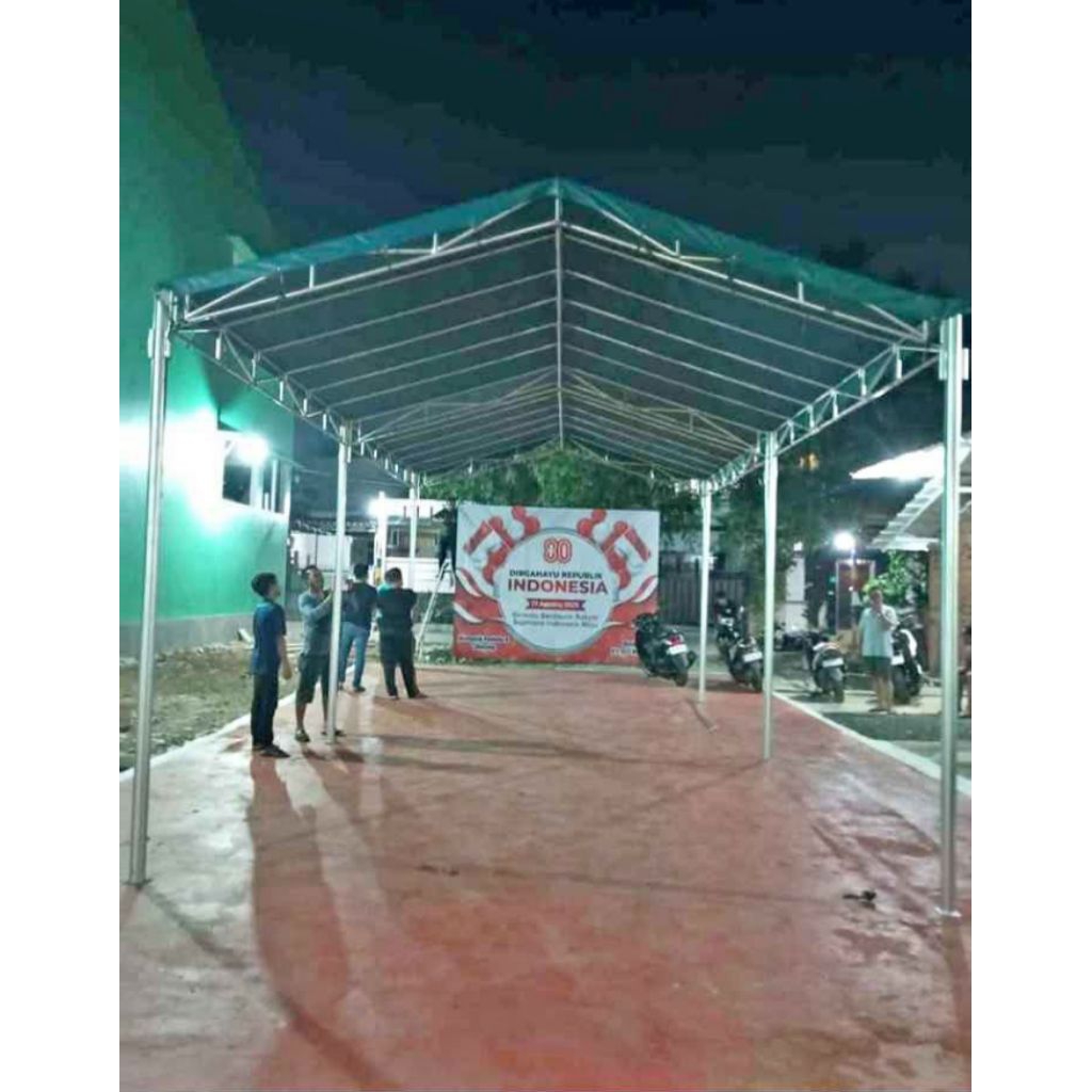 rangka tenda pesta - tenda warga