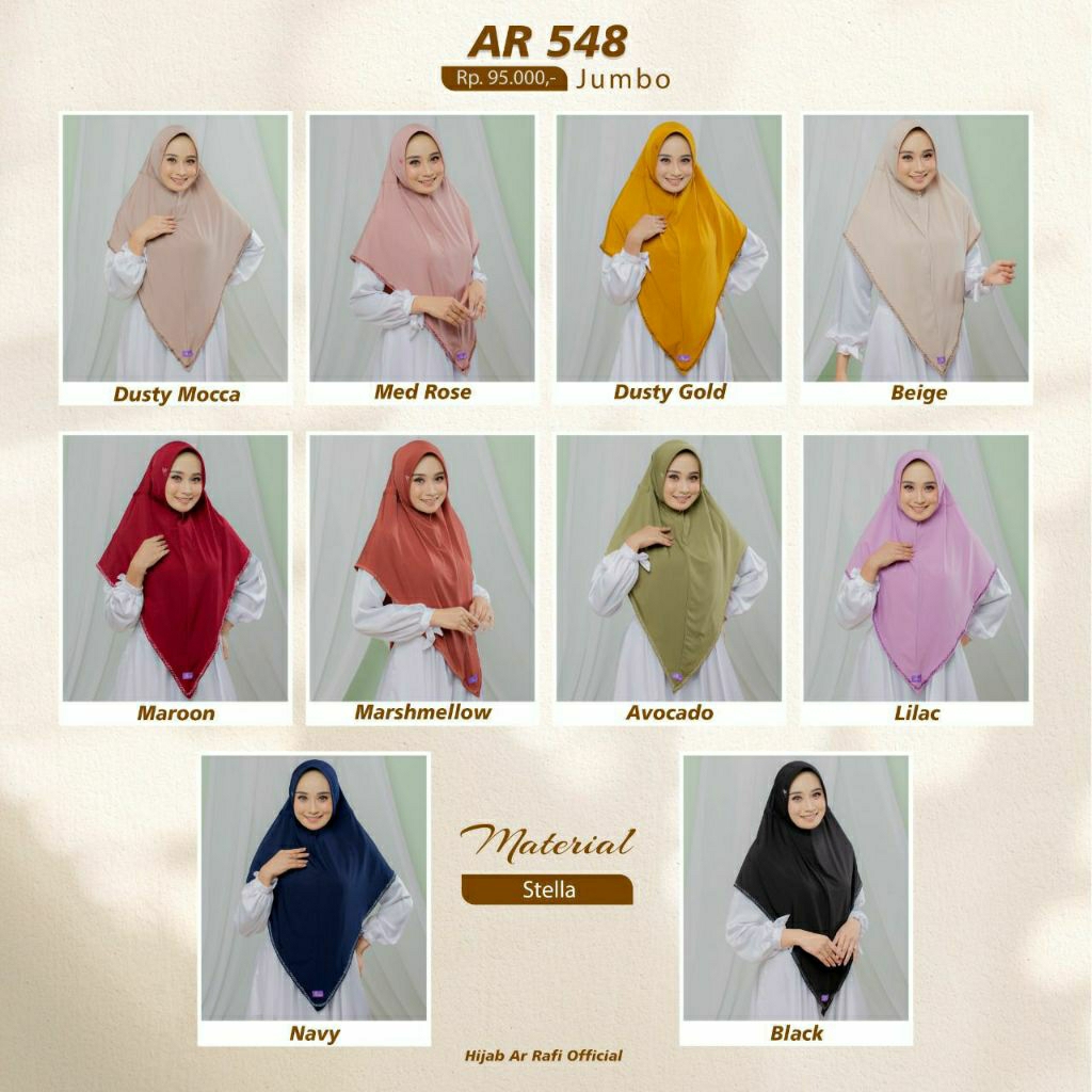AR 548/HIJAB JUMBO/ARRAFI ORIGINAL