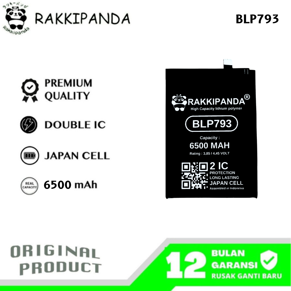 RakkiPanda - BLP793 Realme C12/C15/C25/C25S/Narzo 20/Narzo 20A/Narzo 30A/Narzo 50A Batre Batrai Bate