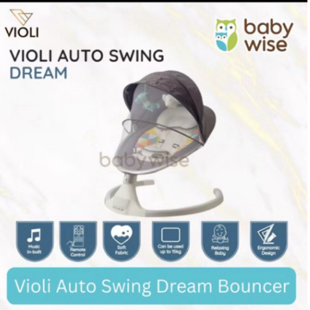 PRELOVED VIOLI BOUNCER BREEZE AUTO SWING