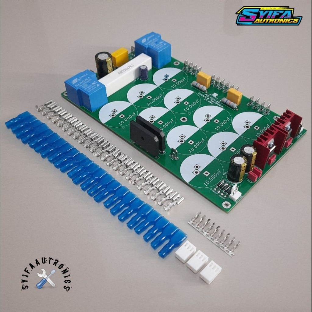 PCB PSU class AB 10 elco + softstart + simetris double layer berkualitas