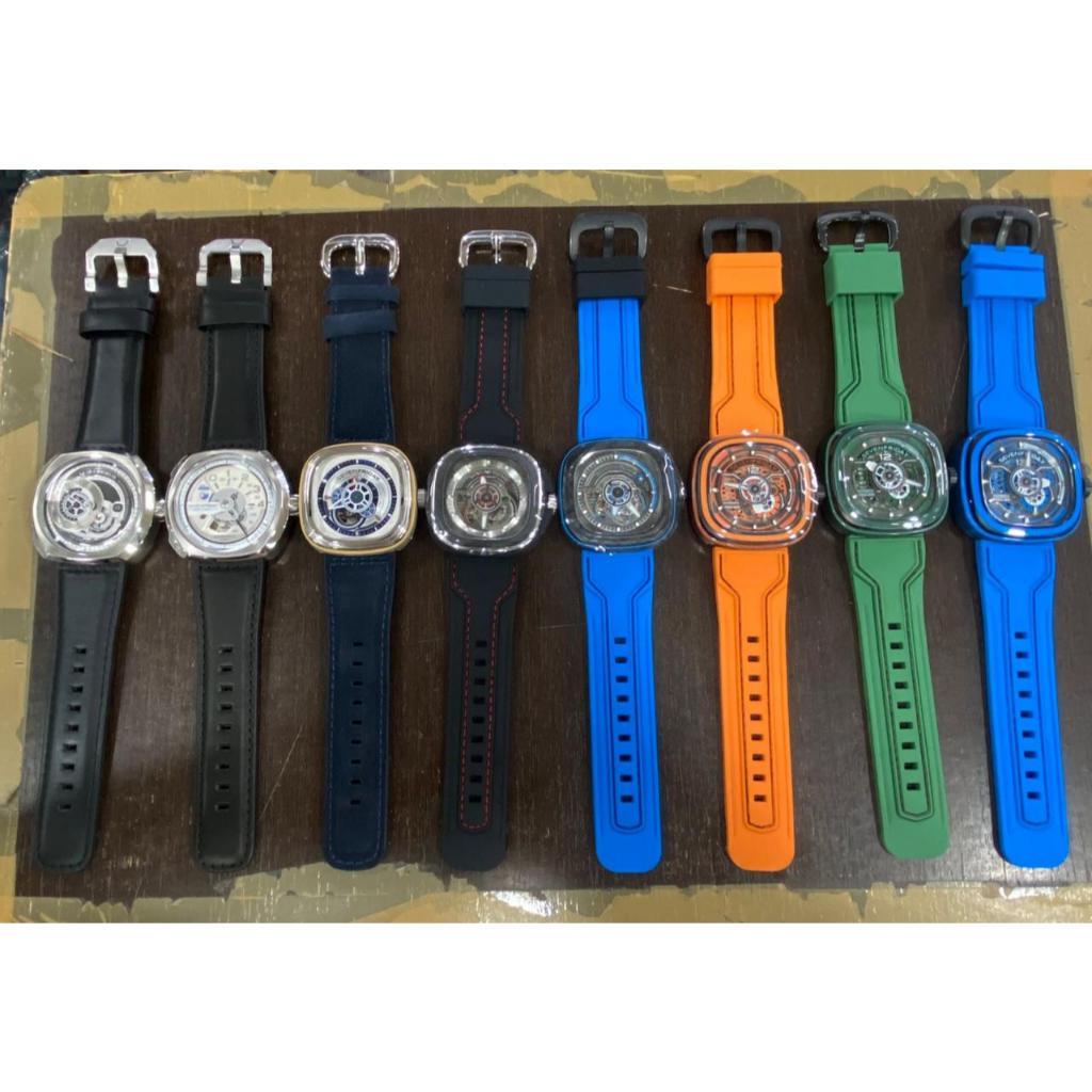 Jam tangan pria SevenFriday Seven Friday NFC Fullset Box SF, Banyak pilihan model dan tipe Automatic