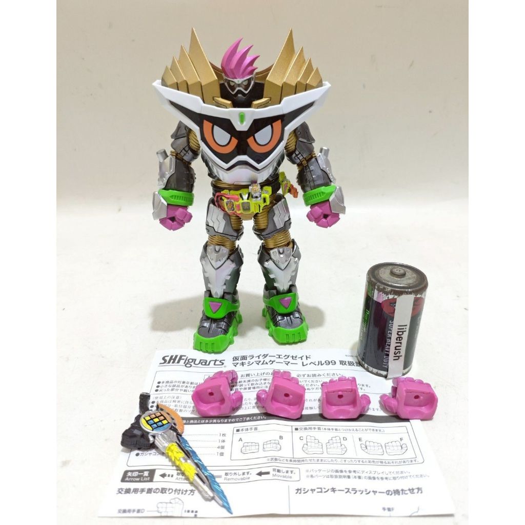 limited premium Bandai S.H.Figuarts SHF kamen rider ex aid maximum gamer level 99 lvl action figure 