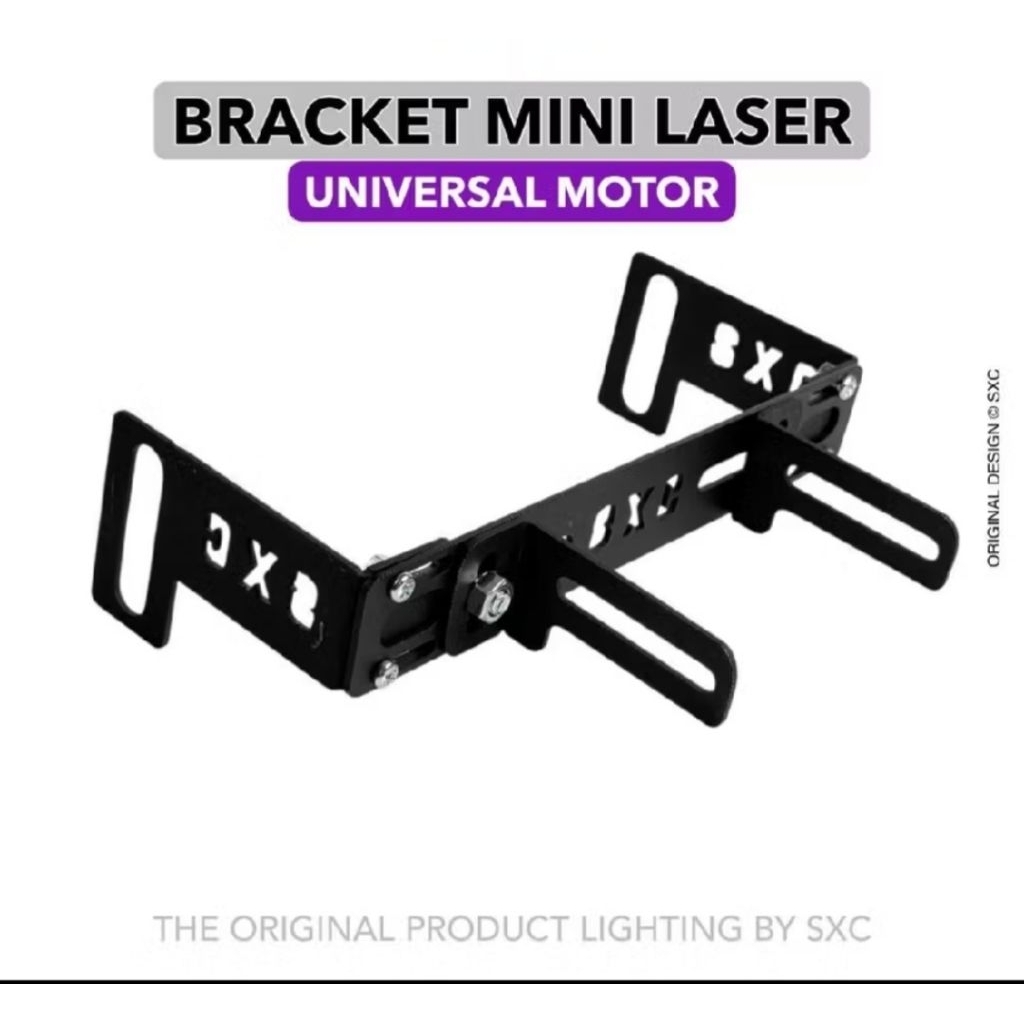 BRECKET KOLONG MOTOR UNIVERSAL MINI LASER 1MATA 2MATA 3 MATA D2 BREKET LAMPU SOROT
