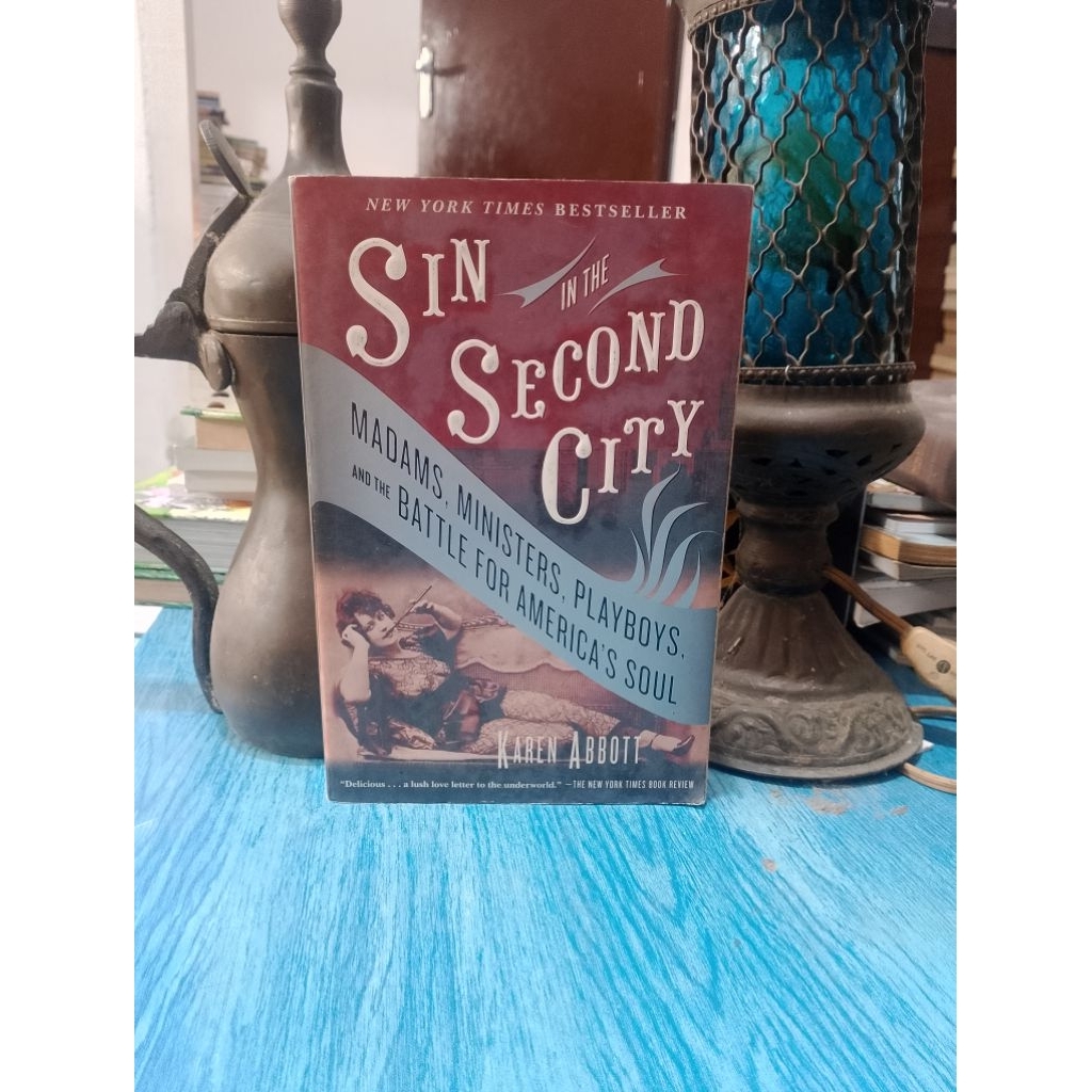 novel bhs inggris Sin In The Second City by Karen About bekas/original