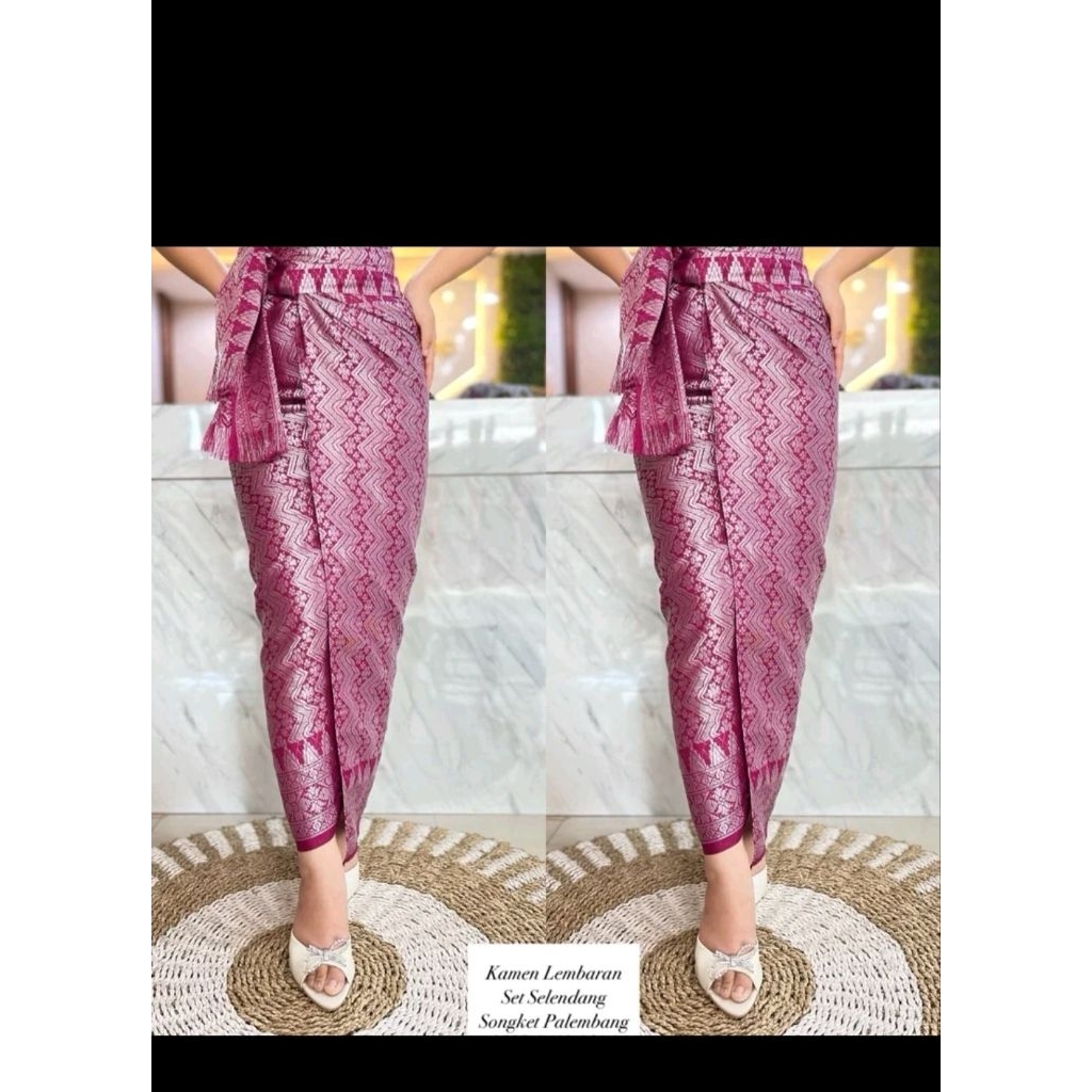 kamen lembaran songket palembang
