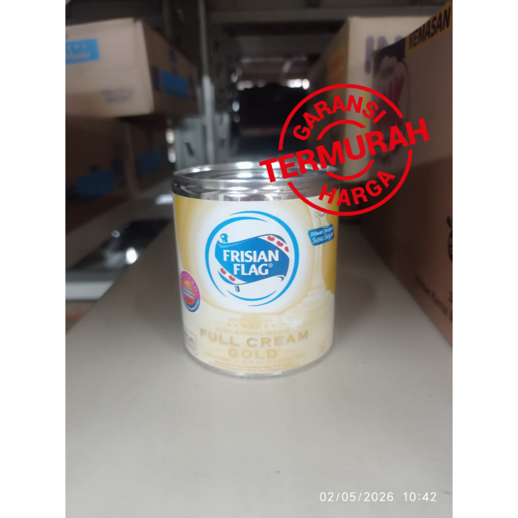 FRISIAN FLAG GOLD - SUSU KENTAL MANIS PUTIH KALENG 370GR (1 DUS ISI 48)
