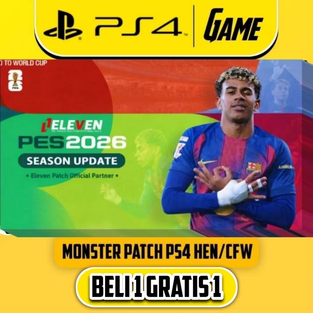 ELEVEN PATCH PES 2026 PS4 HEN/CFW UPDATE WINTER MUSIM DINGIN REV1 TERBARU