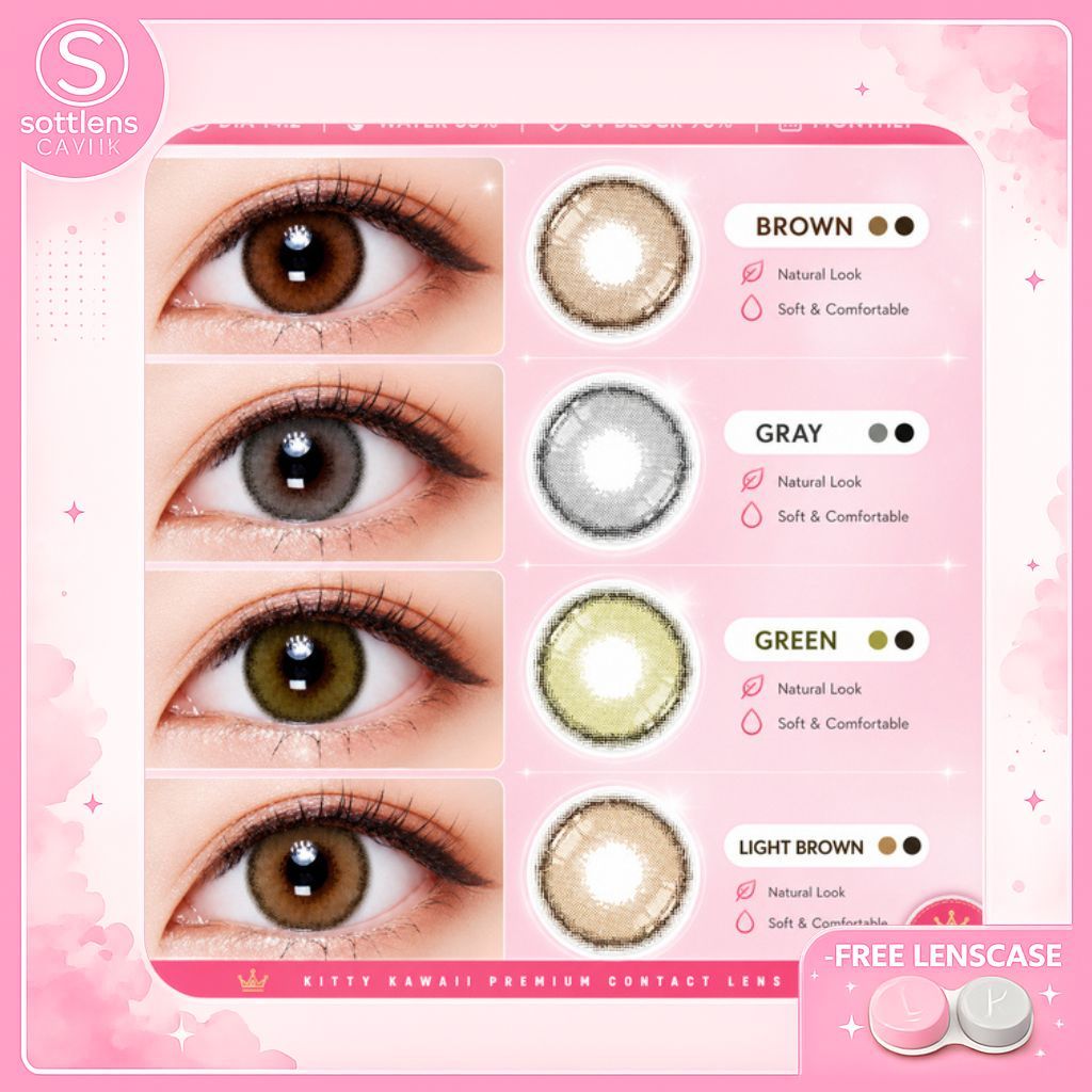 Softlens Cantik | Softlens Untuk Mata Sensitif | Softlens Premium | Softlens Nyaman di Mata | Softle