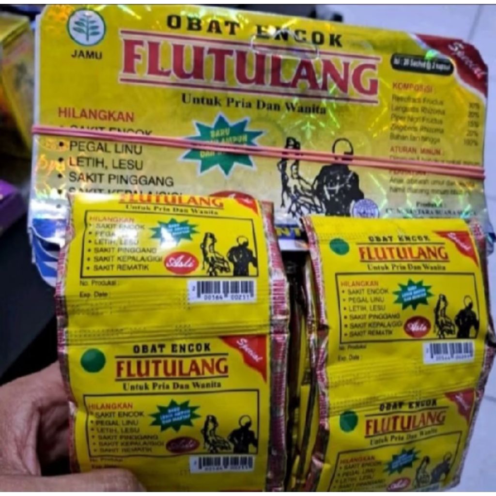 Kapsul Flu Tulang Renceng Obat Encok Original 20 sascet