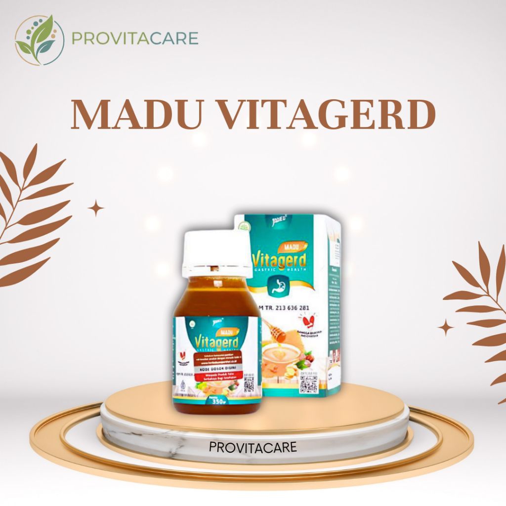 [PROMO] Madu Herbal Vitagerd 350 Gram untuk Mengatasi GERD dan Asam Lambung - Madu Gerd dan Asam Lam