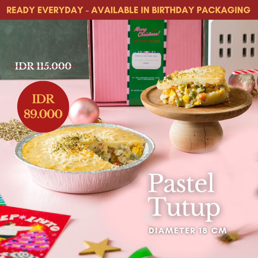 CHRISTMAS HAMPERS NATAL / BINGKISAN NATAL / PARCEL - Pastel Tutup