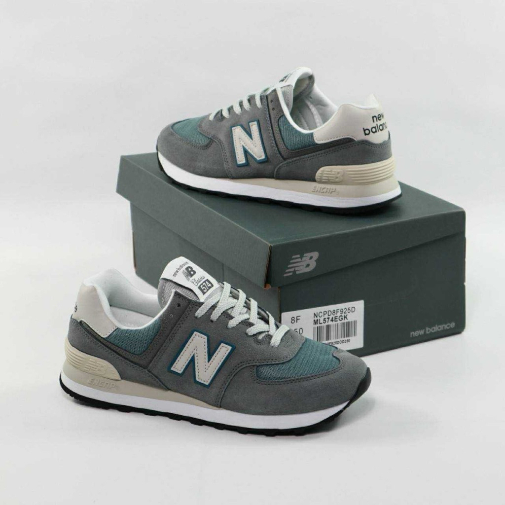 Sepatu 574 steel grey blue ML574GYC 36-44