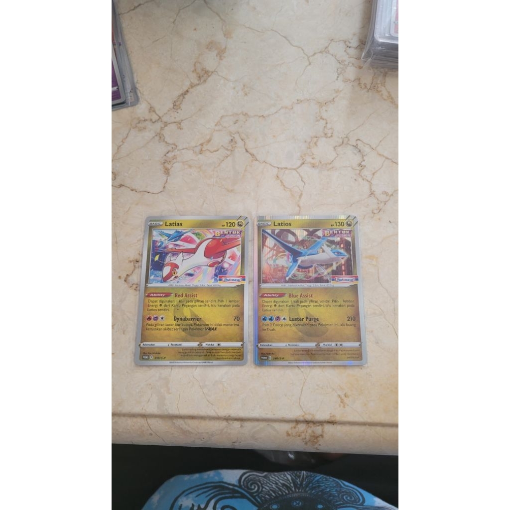 Latias Latios Promo Indomaret 1 set Pokemon TCG