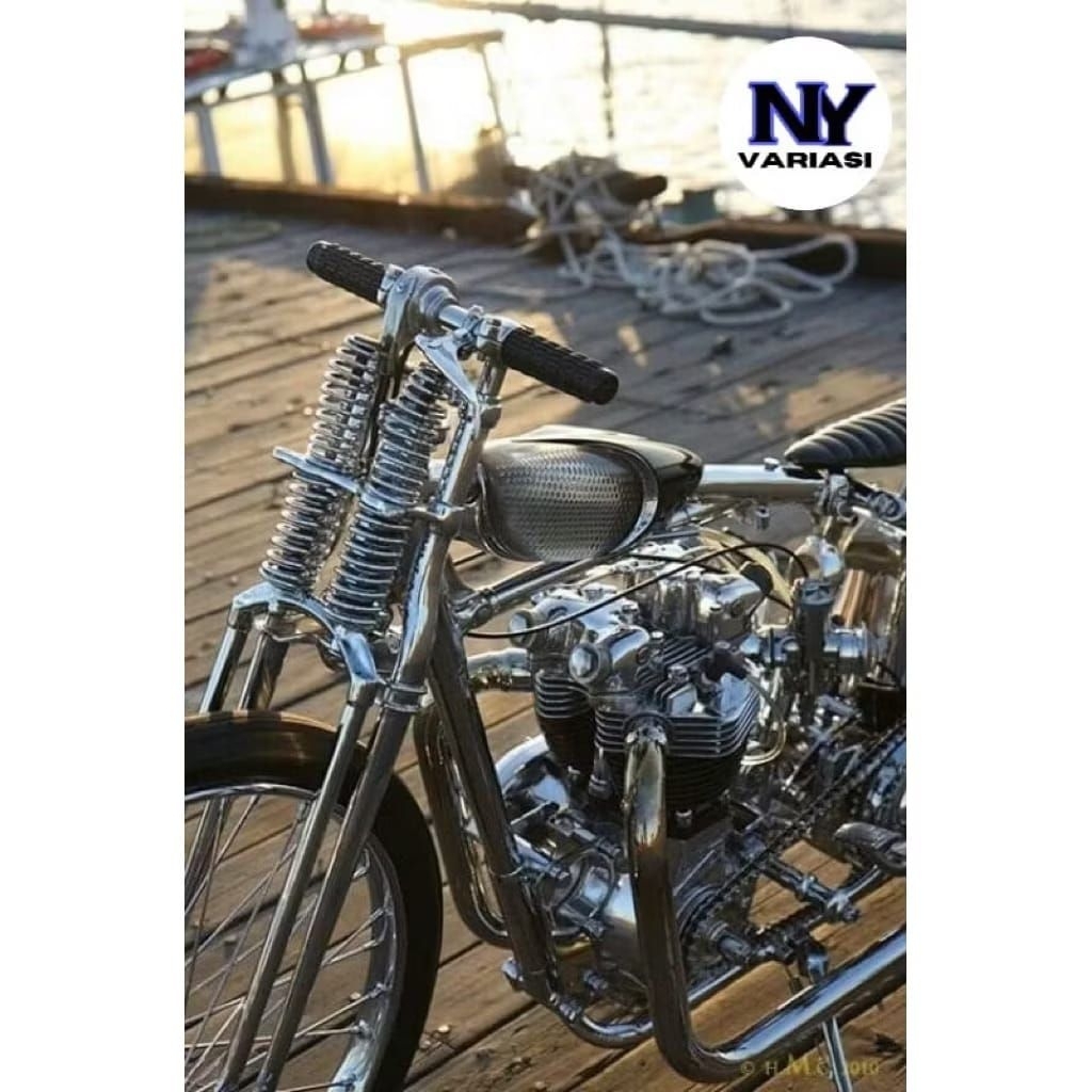 stang custom chopper bober drag bar lurus
