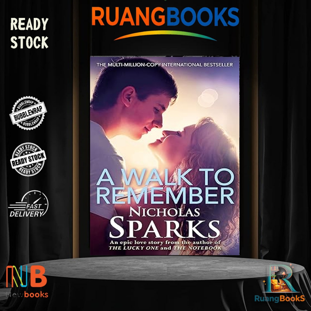 Novel A Walk to Remember (Nicholas Sparks) - Indonesia/English - Ruangbooks