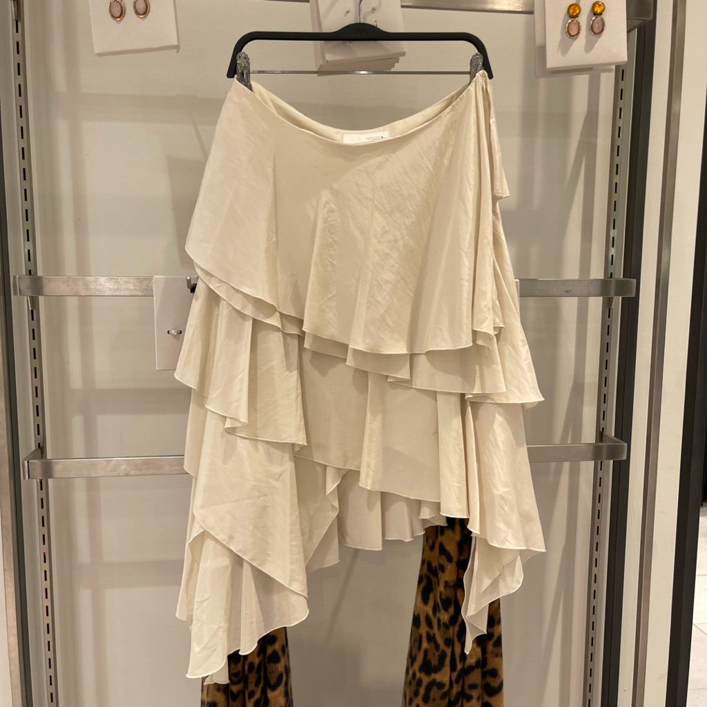 Rok Midi Rempel ZARA Jastip (jasa titip)