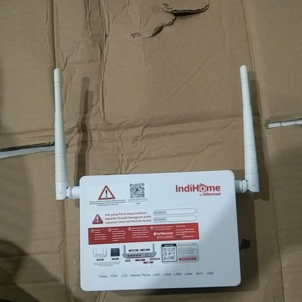 Router ZTE F672Y Dual Band Port Biru Normal