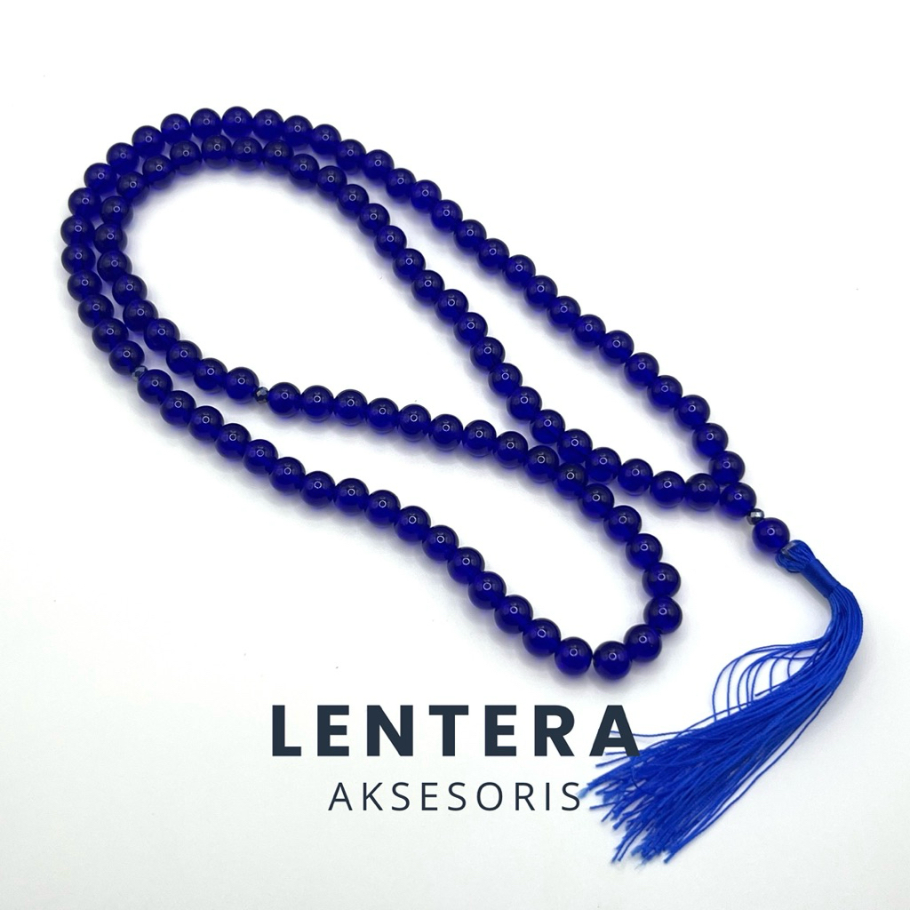 TASBIH BATU KING SAFIR KRISTAL 8MM 99BUTIR ORIGINAL