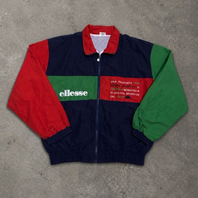 Jaket Vintage Ellesse Windbreaker 1995