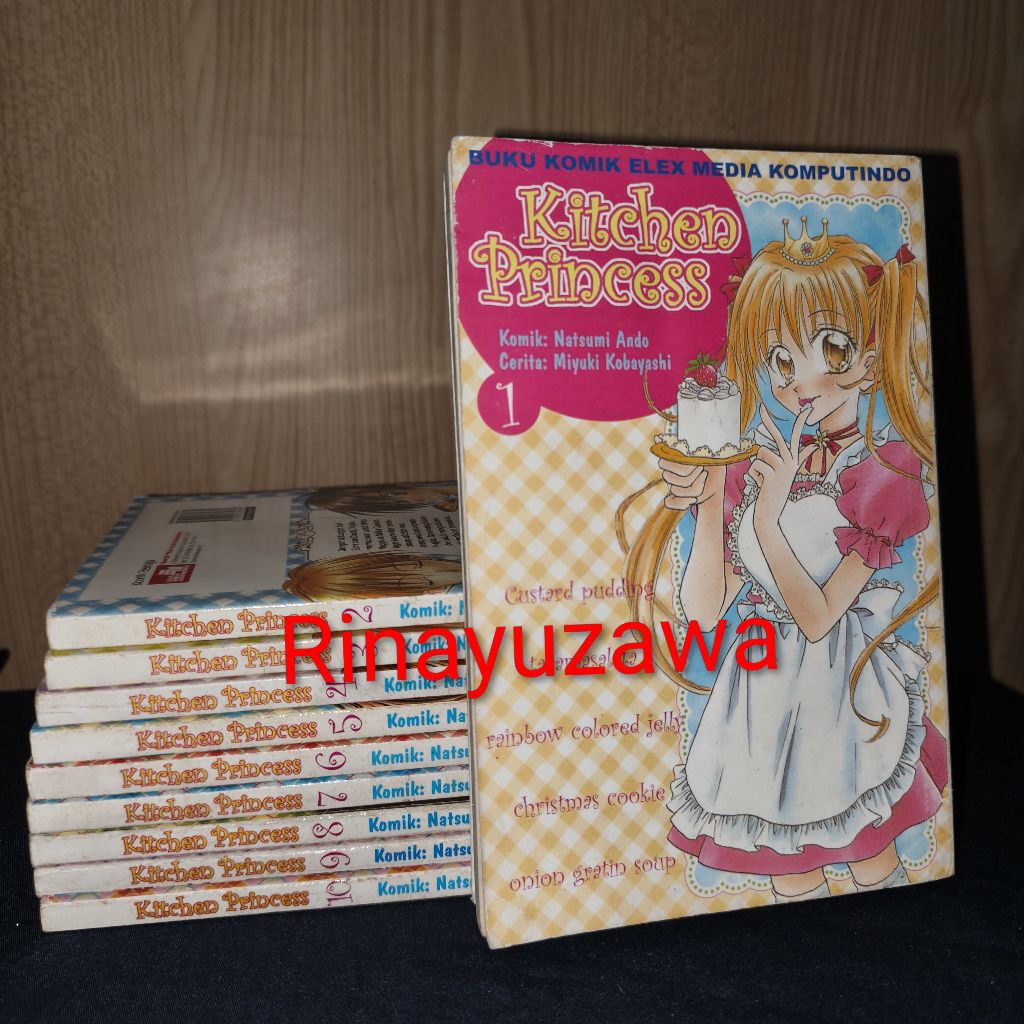 Komik bekas Kitchen Princess 1-10 Tamat by Natsumi Ando & Kobayashi Miyuki