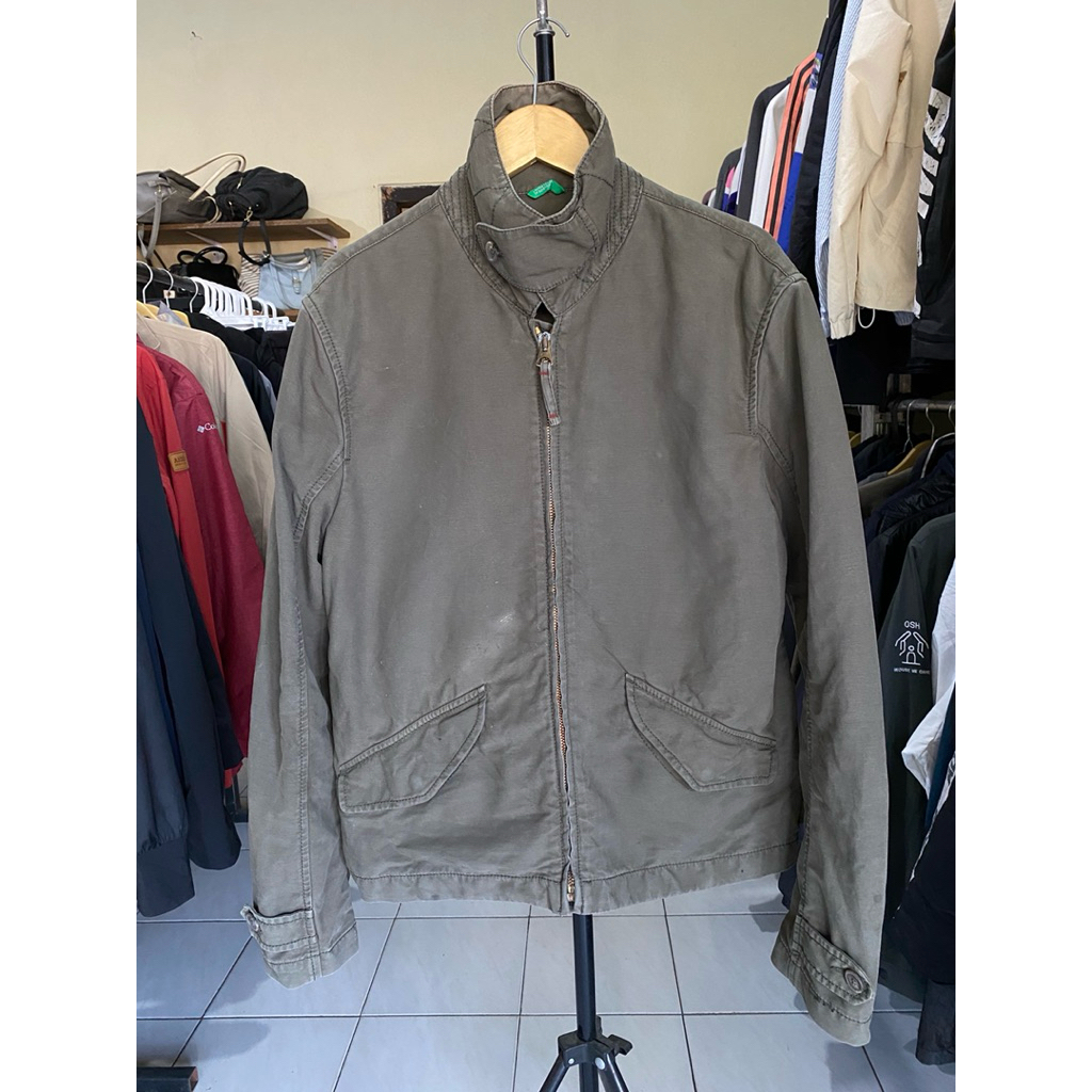 Jaket Casual Kanvas Berkerah United Colors Of Benetton Size L