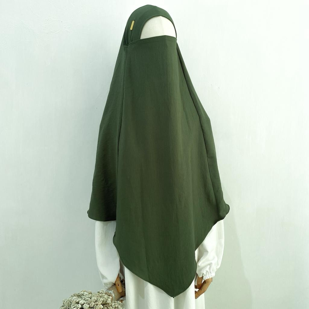 Tsurayya - (S) Frenchkhimar free cadar tali / french khimar crincle