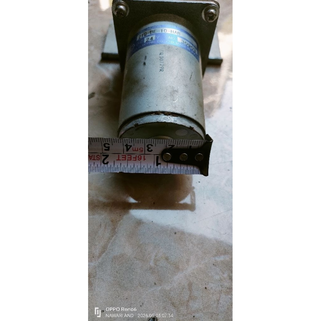 dinamo DC GEARED motor 24V
