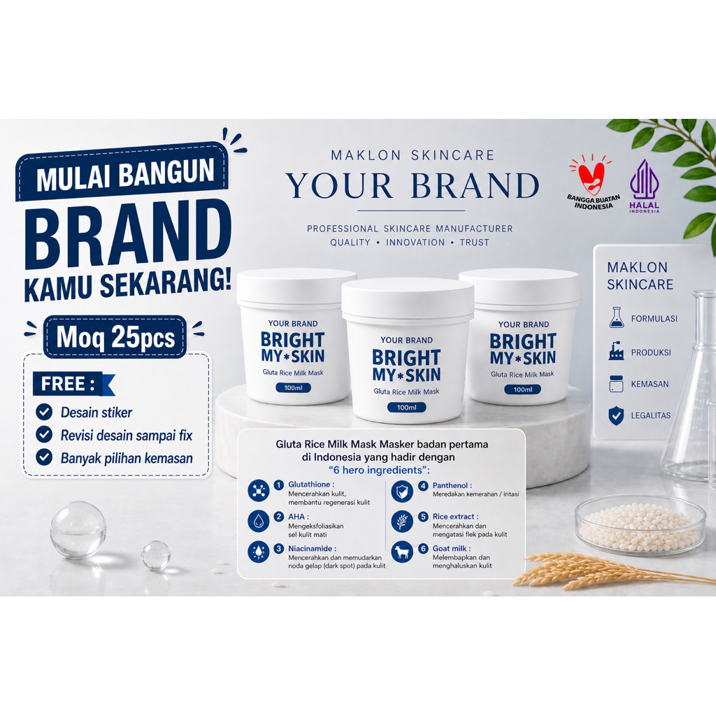 SAMPEL MAKLON BIGHT MY SKIN JEJUBY | MAKLON MURAH | MAKLON MOQ REMDAH