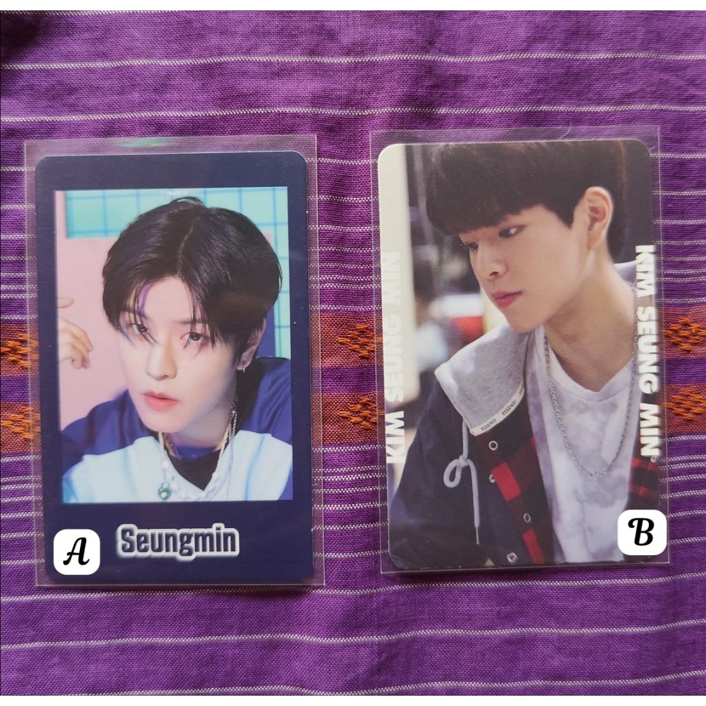 Official Photocard Stray Kids Japan JYP Pop Up - Mixtape Seungmin