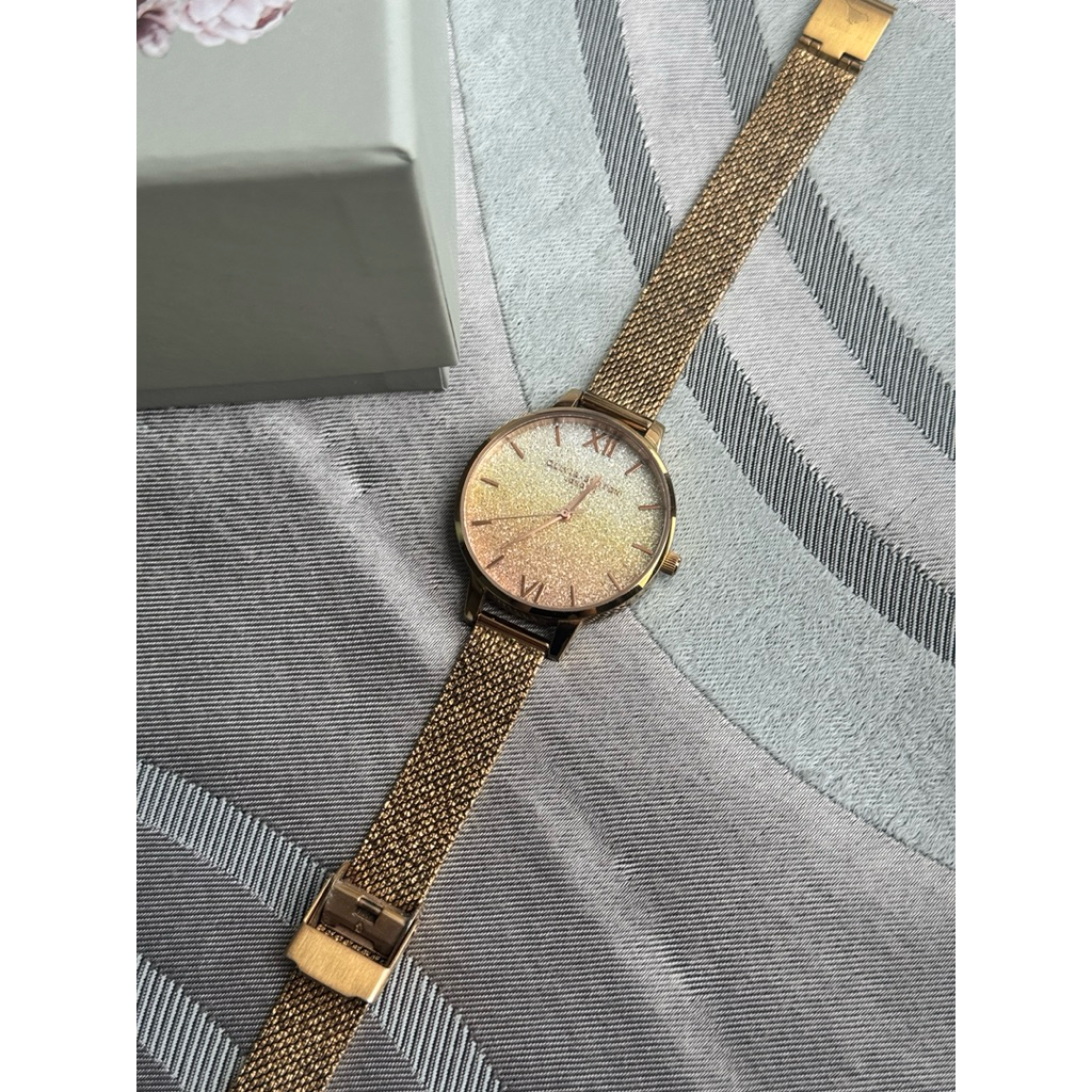 Preloved Jam Tangan Olivia Burton Watch Gold Chain