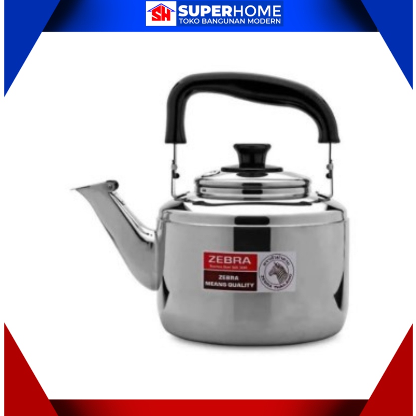 Zebra Whistle Kettle 4,5/ 2,5 / Teko Ceret Ketel Masak Air Bunyi Siul