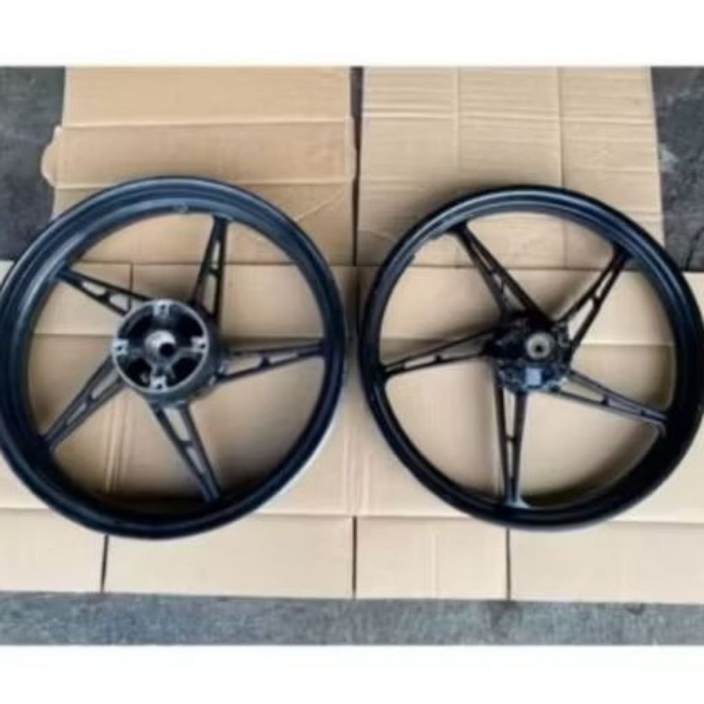 pelek velg depan belakang Yamaha Jupiter MX New original copotan motor