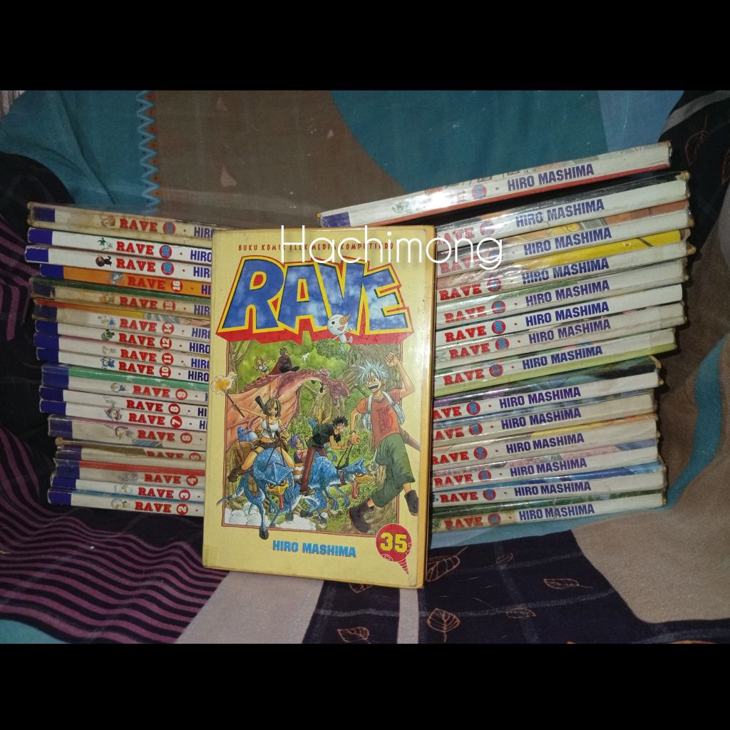 Set Komik Petualangan RAVE by Hiro Mashima TAMAT