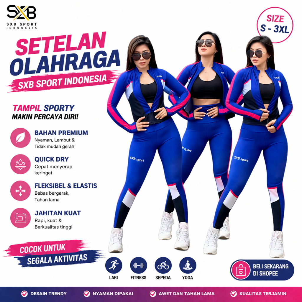 STELAN SENAM SXB POWER ACTIVE TWO // SXB SPORT INDONESIA // STELAN SENAM // STELAN OLAHRAGA // SXB O