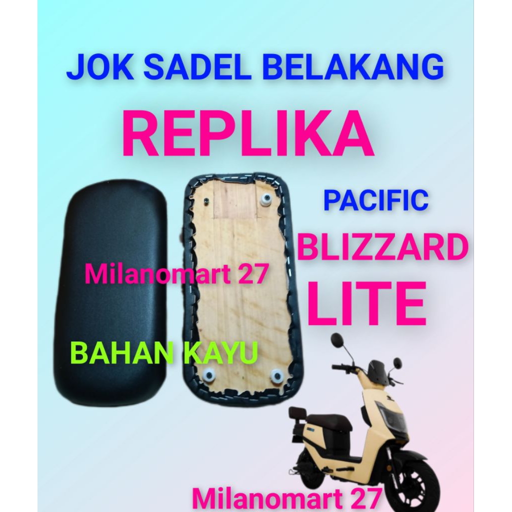 jok sadel belakang replika sepeda listrik Pacific blizzard lite jok sadle belakang sepeda listrik Pa
