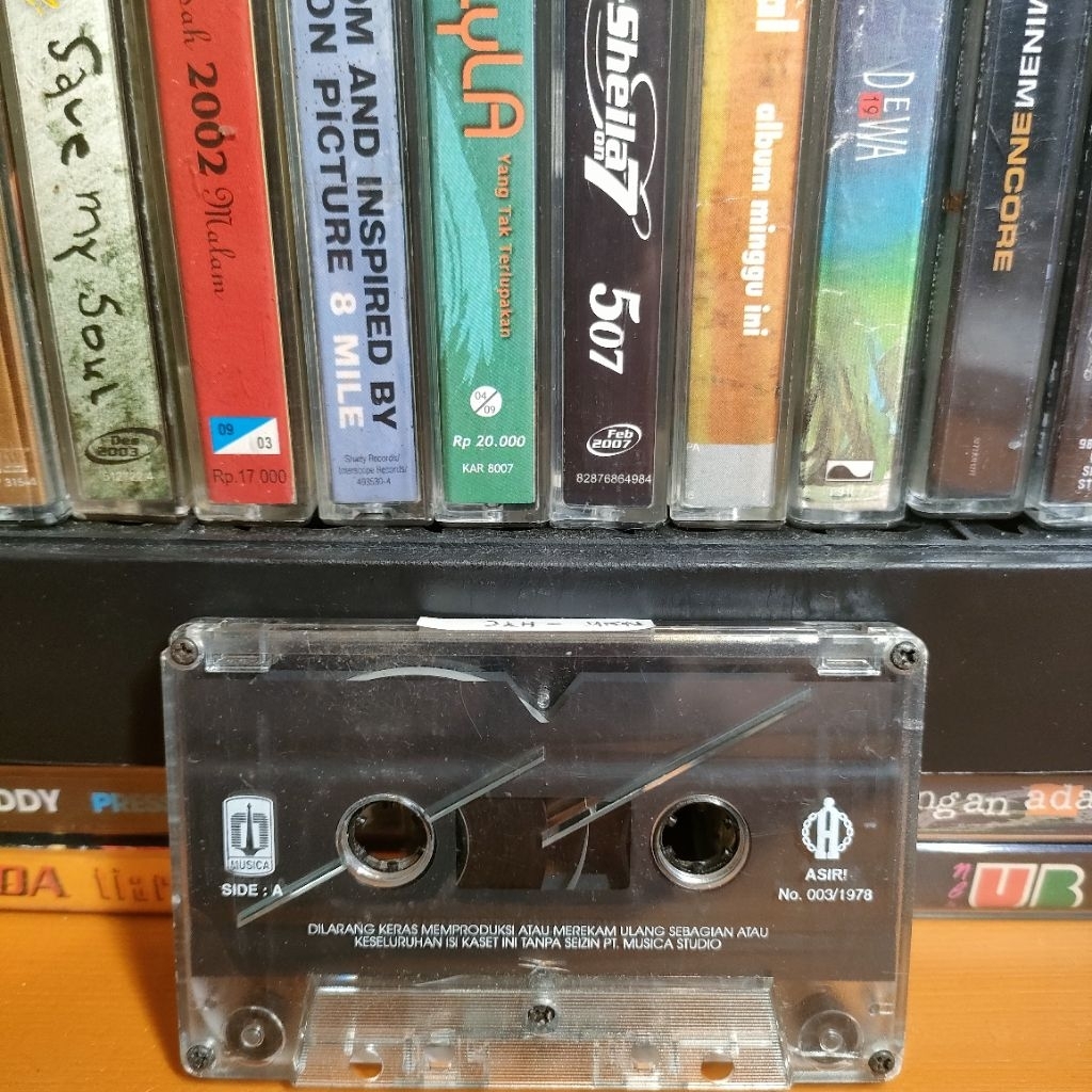 Kaset Pita Peterpan Noah Hari Yang Cerah Sally Sendiri hanya kaset