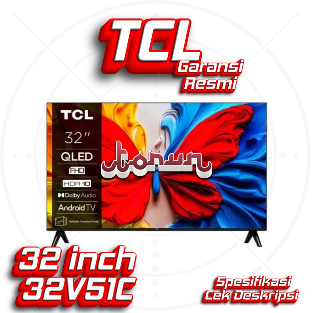 TCL 32 Inch - 32v51c - Tv TCL Qled 32 Inch/ Tv Murah 32 Inch