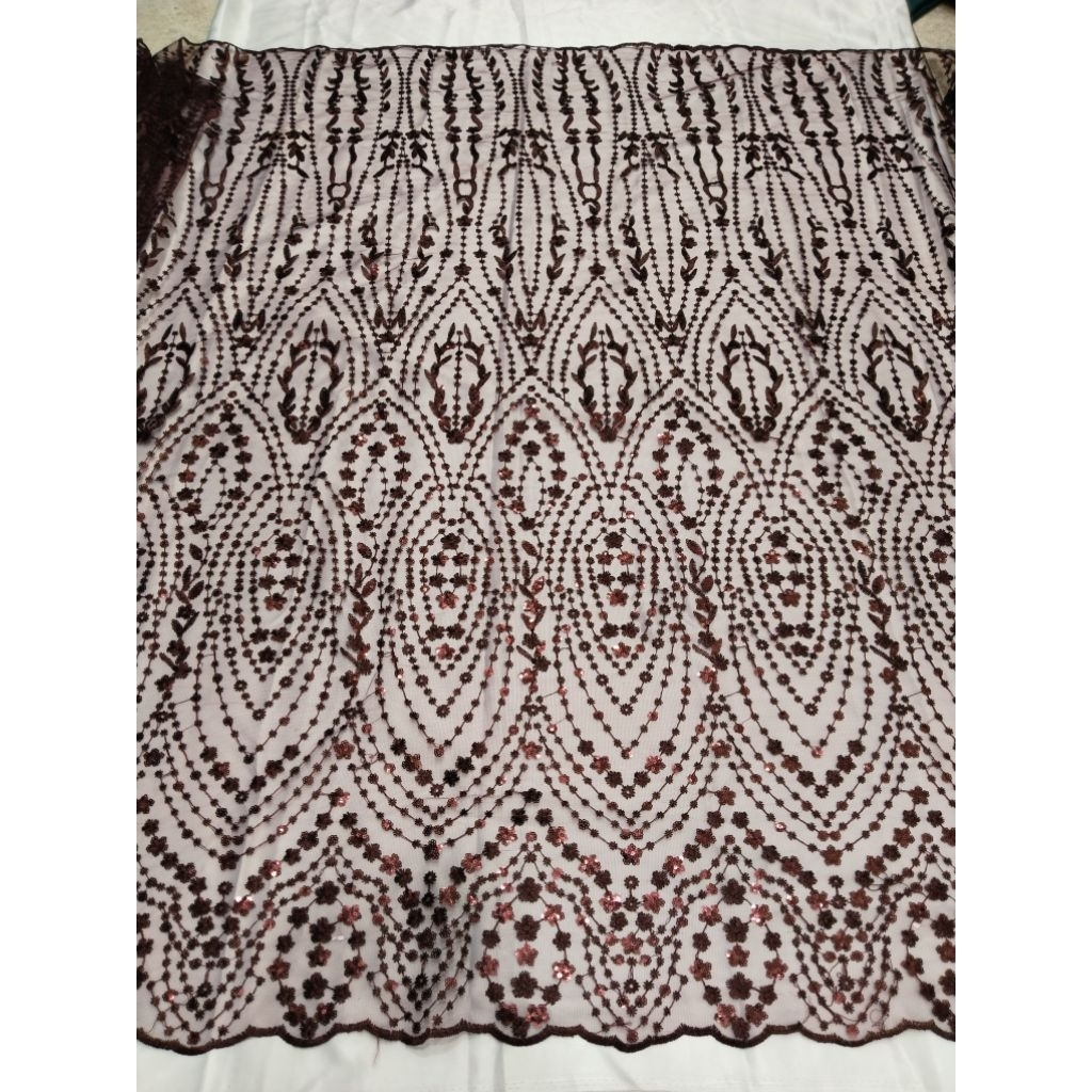 TERMURAH tille Payet / bahan tile Payet siqueen / brokat kebaya.