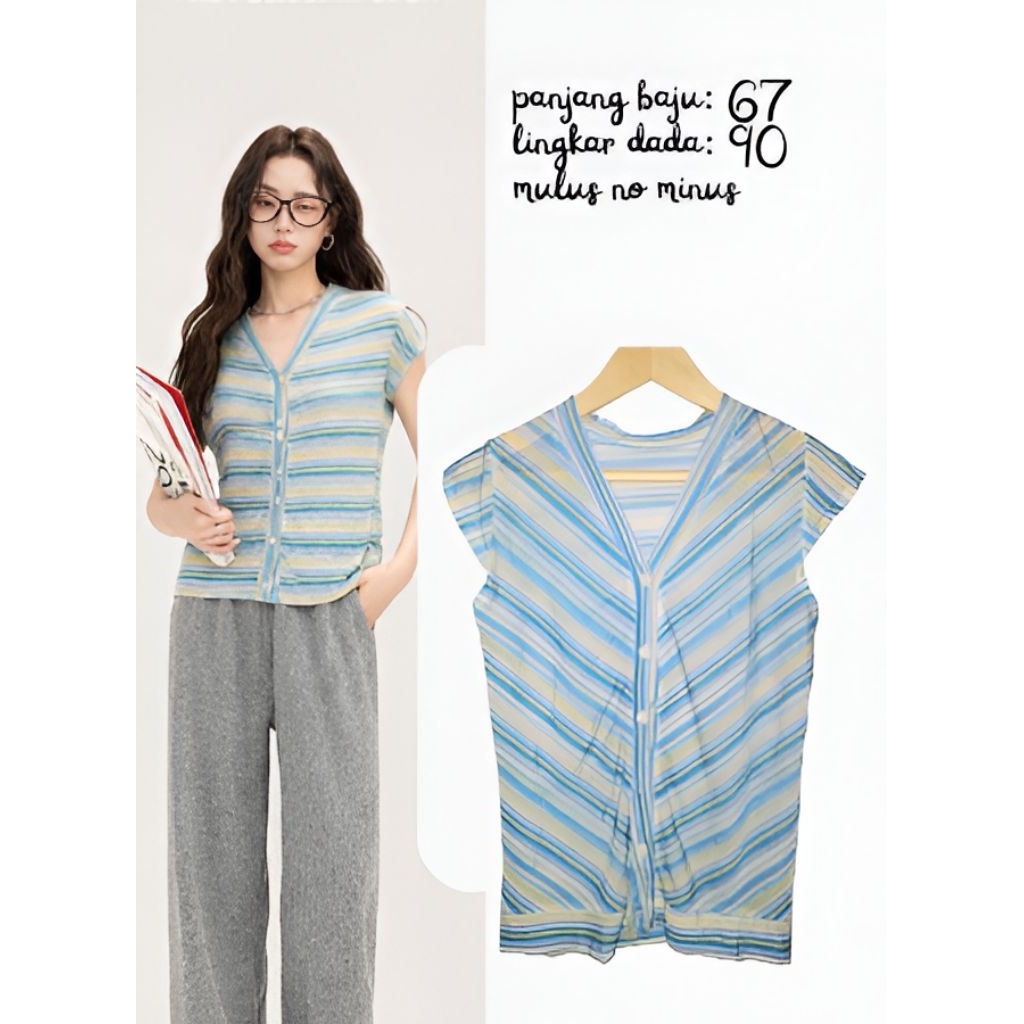 Atasan Wanita  / Blouse Korea / Kemeja Casual Premium
