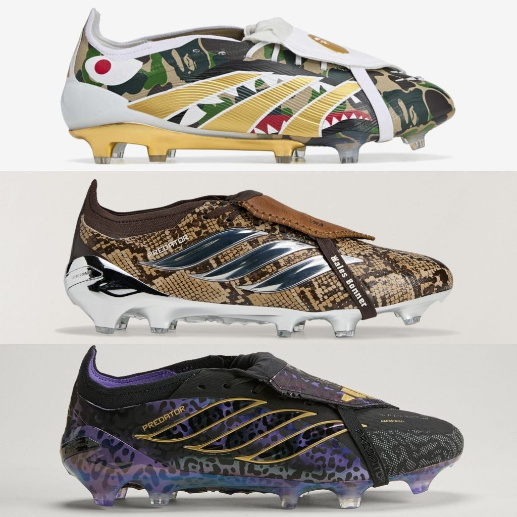 Sepatu Bola Adidas Bape Predator Elite FT Fold-Over Tongue Original