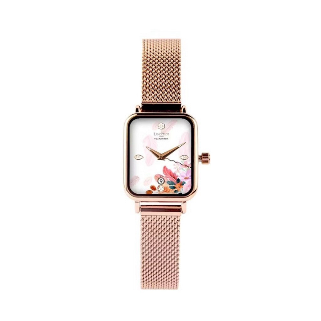 Lancelot Jam Tangan Wanita Fleur Of Lily Vintage Rantai Gold Adjustable Analog Lili Preloved New