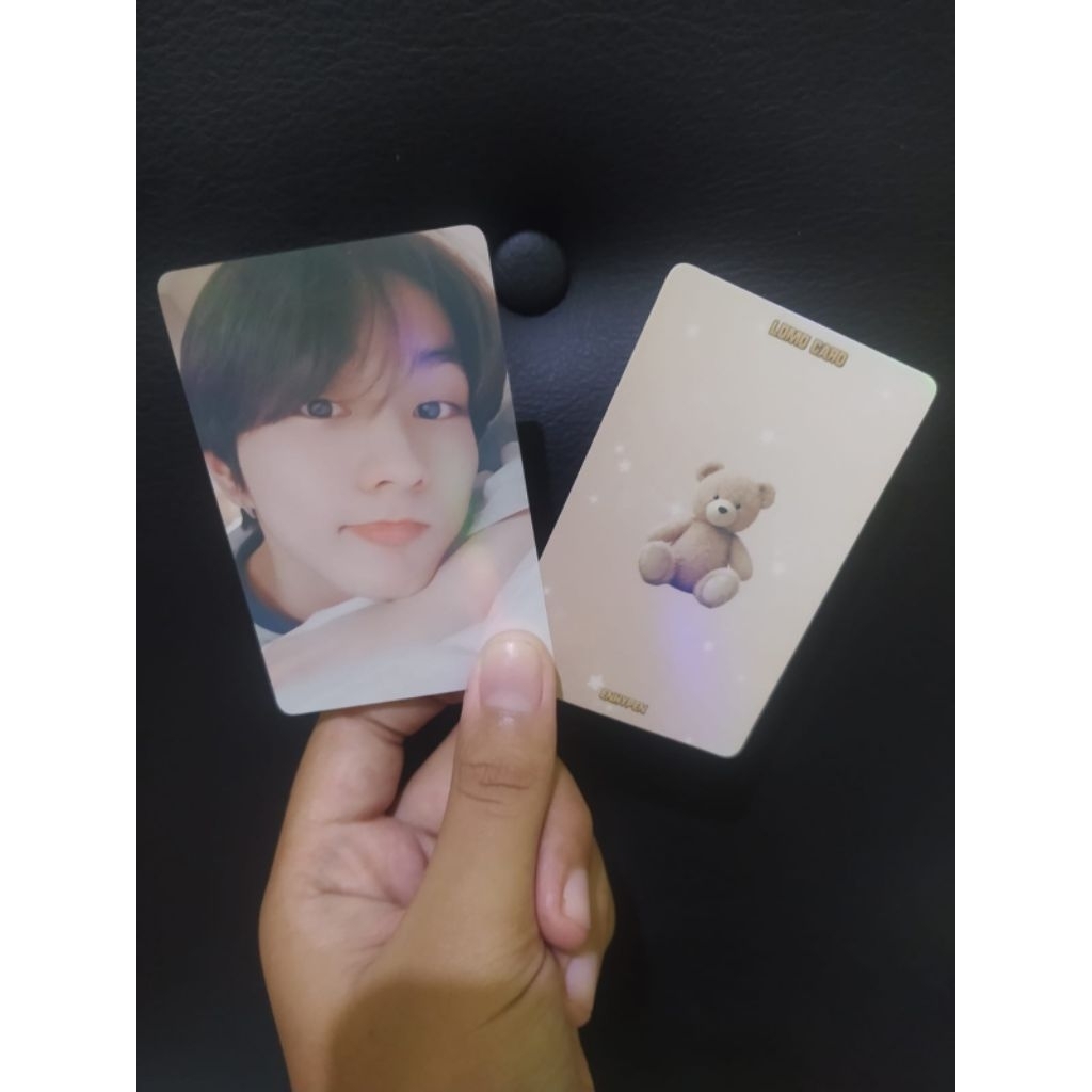 Photocard Jungwon Enhypen hologram unofficial satuan