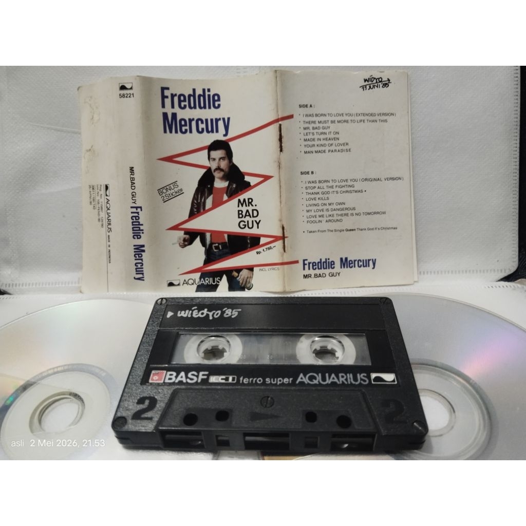 kaset pita FREDDIE MERCURY mr. bad guy