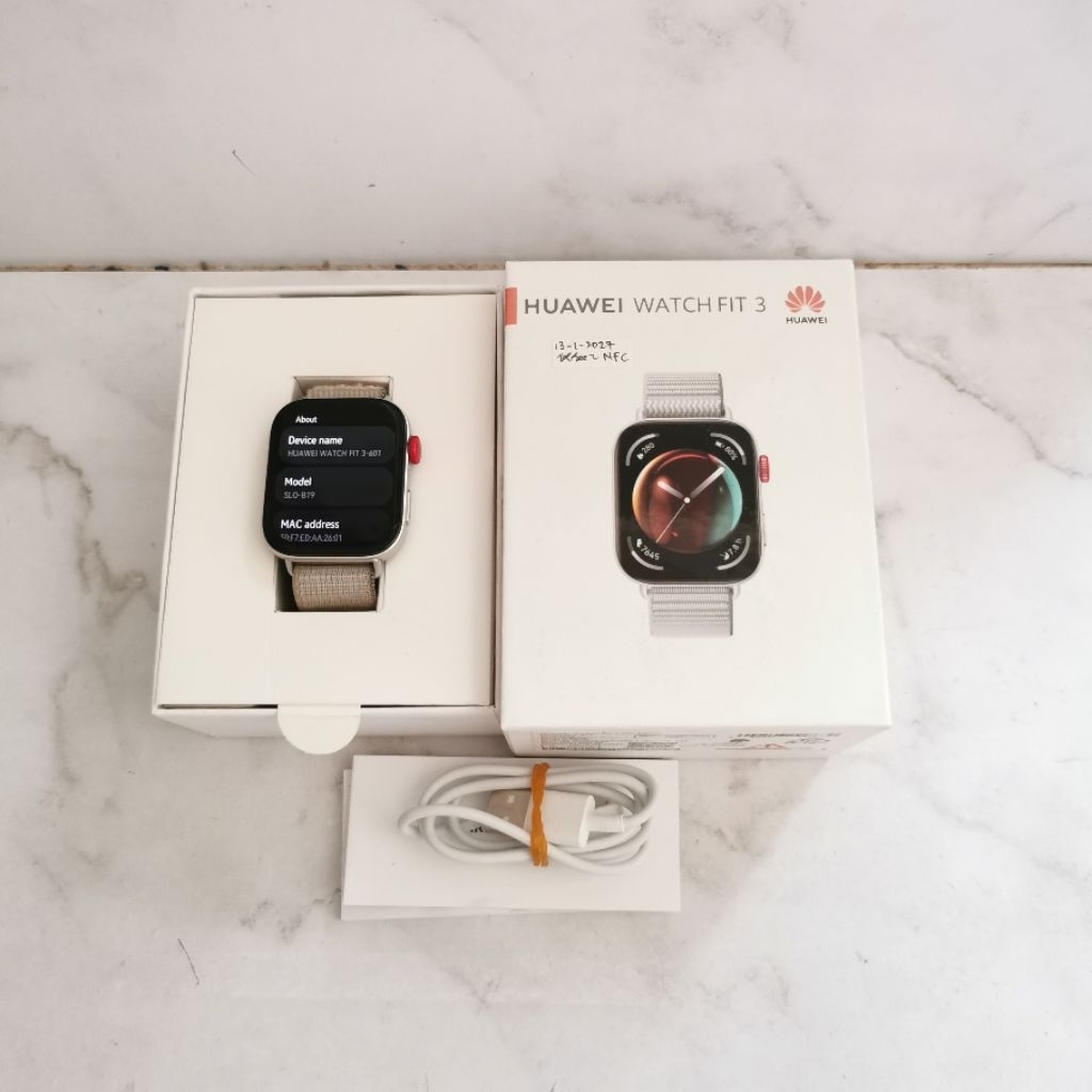 Huawei Watch Fit 3 NFC Edition Bekas - Garansi Resmi - Watch Fit 3 second