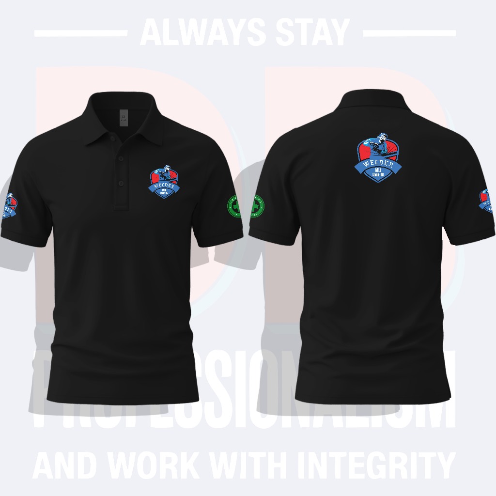 Kaos Polo Lengan Pendek Pekerja Las | Welder Weld Mode ON