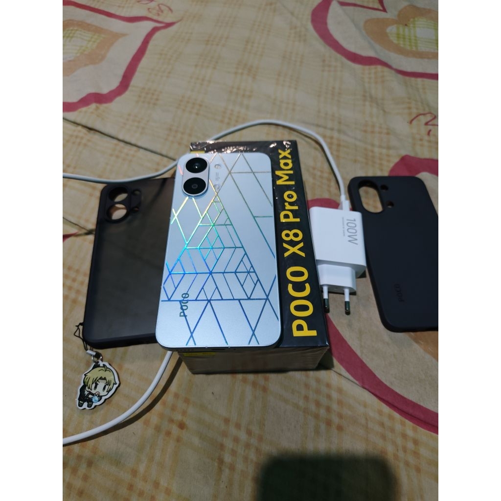 Poco X8 Pro Max 12/512 GB Fullset Second Biru Blue